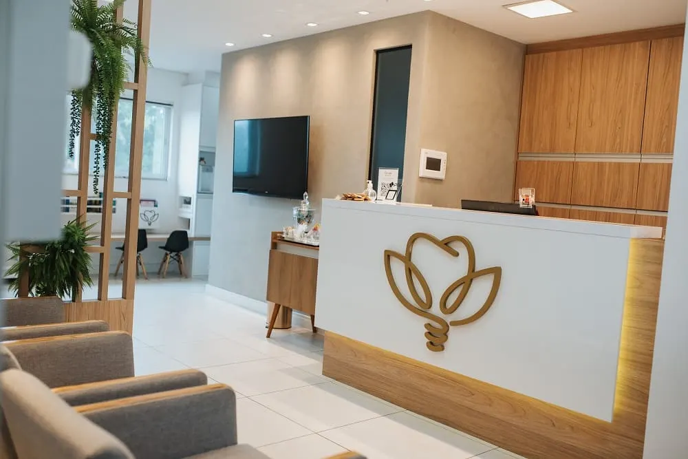 Recepção da Fiori Odontologia